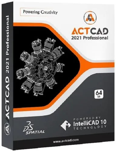 ActCAD Professional 2021 Lifetime PC