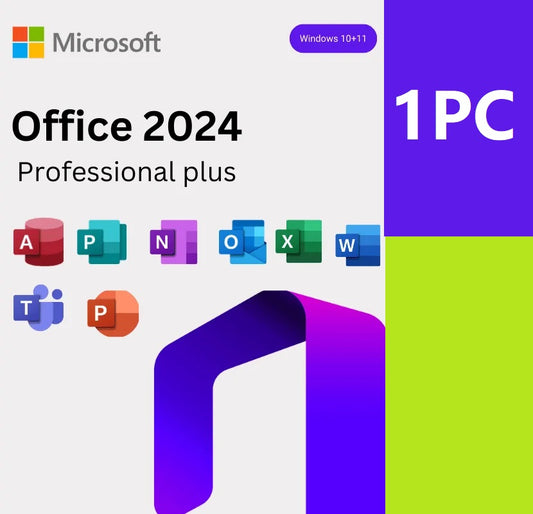 Microsoft Office 2024 Pro Plus Online Activation 1 PC Windows