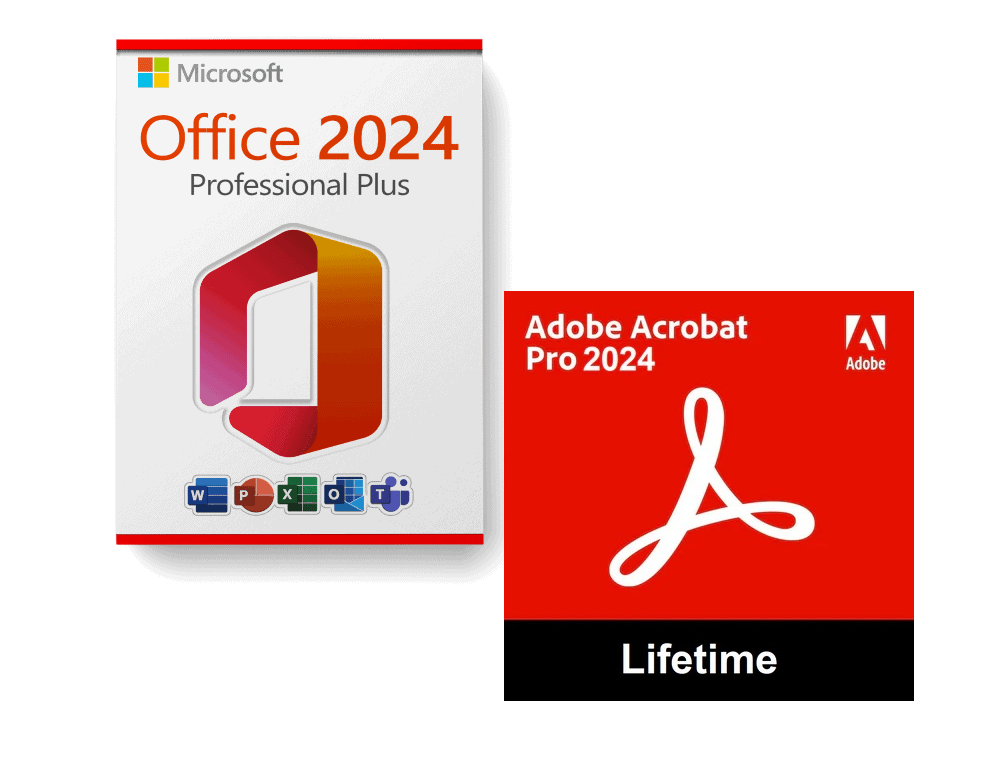 Bundle Office 2024 Pro Plus 1PC + Acrobat 2024 Portable 1PC