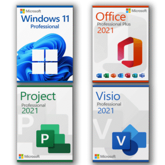 Bundle Office 2021 Phone activation - Visio 2021 Pro - Project 2021 Pro - Windows 11 Pro