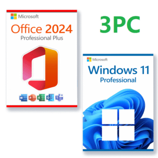 Bundle Office 2024 Pro Plus 3PC Phone activation + Windows 11 Pro 3PC