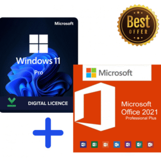 Windows 11 pro + Office 2021 pro plus Phone activation Lifetime Bundle